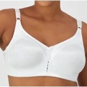 Bali Women's Double Support Wire-Free Bra, White 36DD #3820